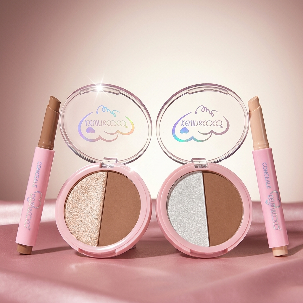 Set KEVIN&COCO — Love Whisper, Iluminador + Contorno y Corrector REF:KC246809 y KC246816