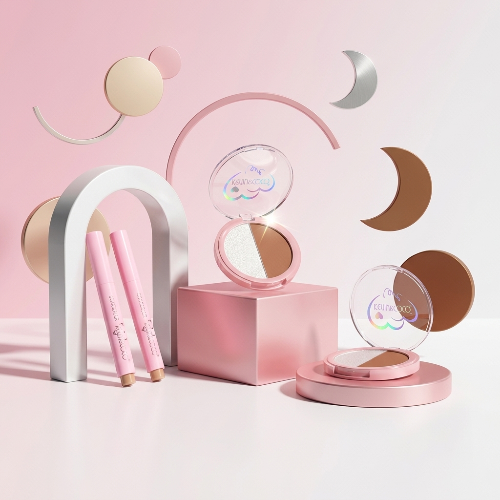 Set KEVIN&COCO — Love Whisper, Iluminador + Contorno y Corrector REF:KC246809 y KC246816
