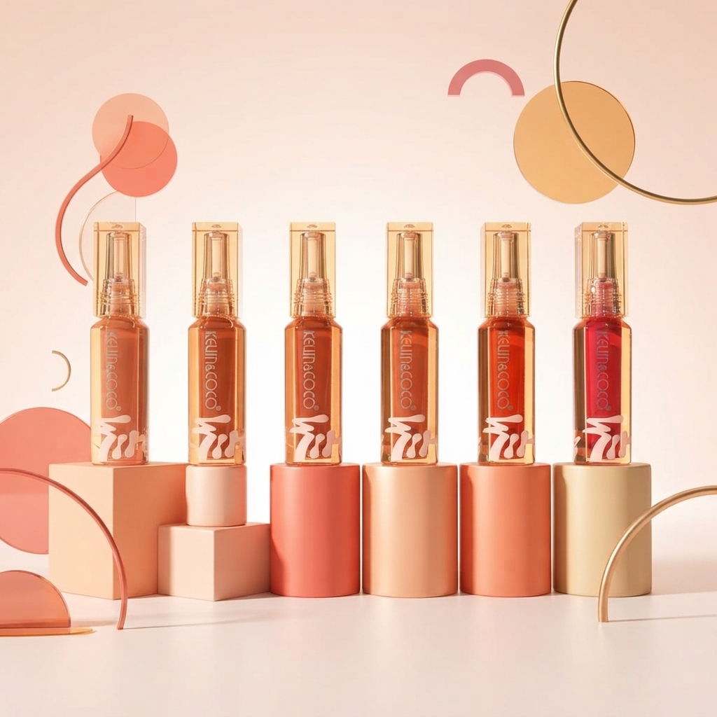 Lip Gloss KEVIN&COCO — Fire of Love, 4 Tonos REF:KC9017