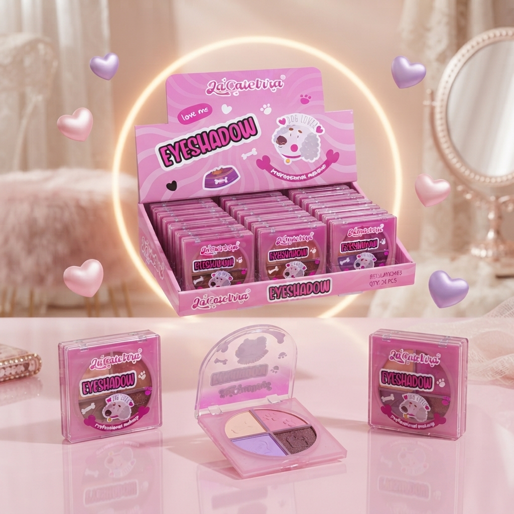 Paleta de Sombras La Catelrra — Dog Lover, 4 Colores REF:LAYX2483