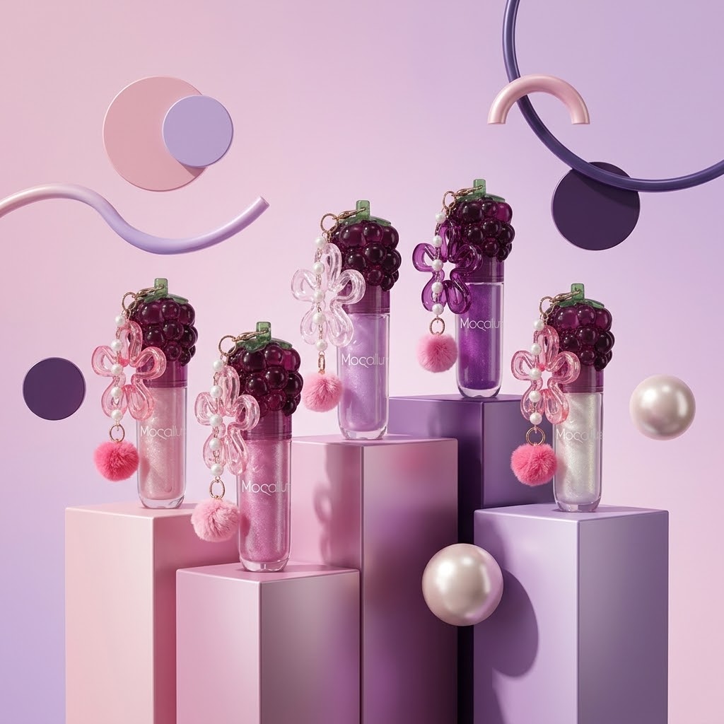 Lip Gloss Mocmallure Shine Dreams – Llavero Pompón