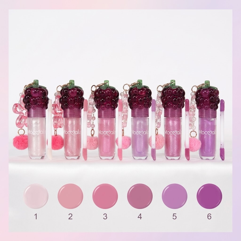 Lip Gloss Mocmallure Shine Dreams – Llavero Pompón