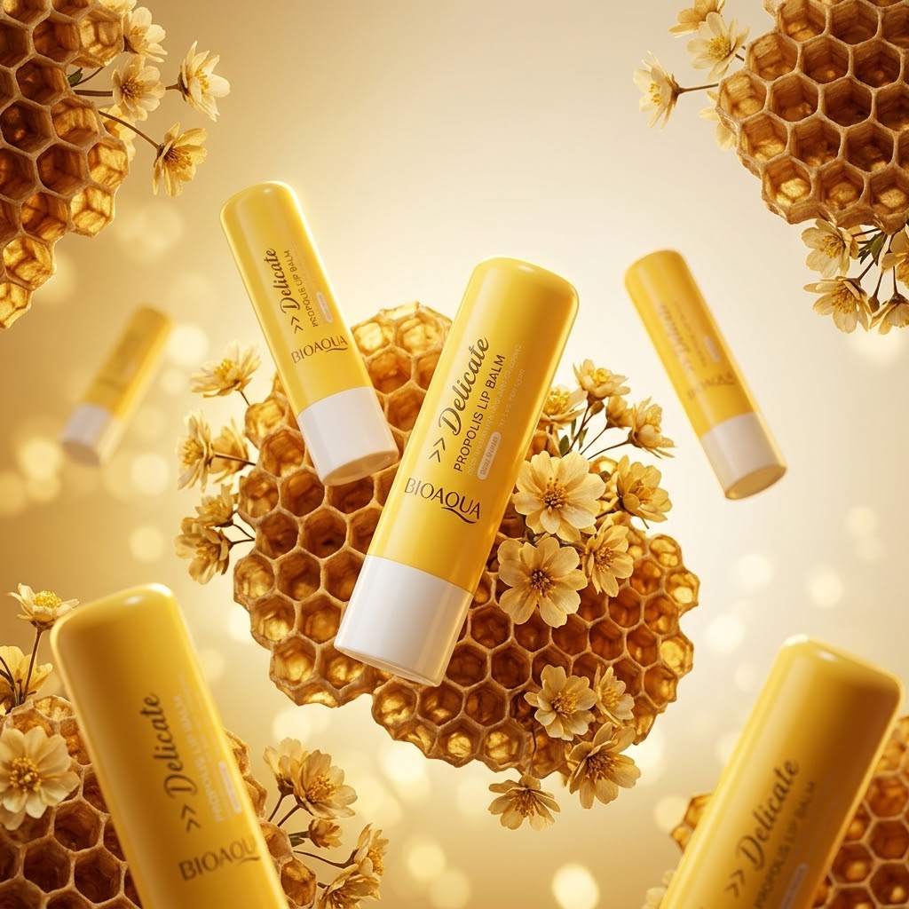 Bálsamo Labial BIOAQUA Delicate Própolis – Hidratación 24h