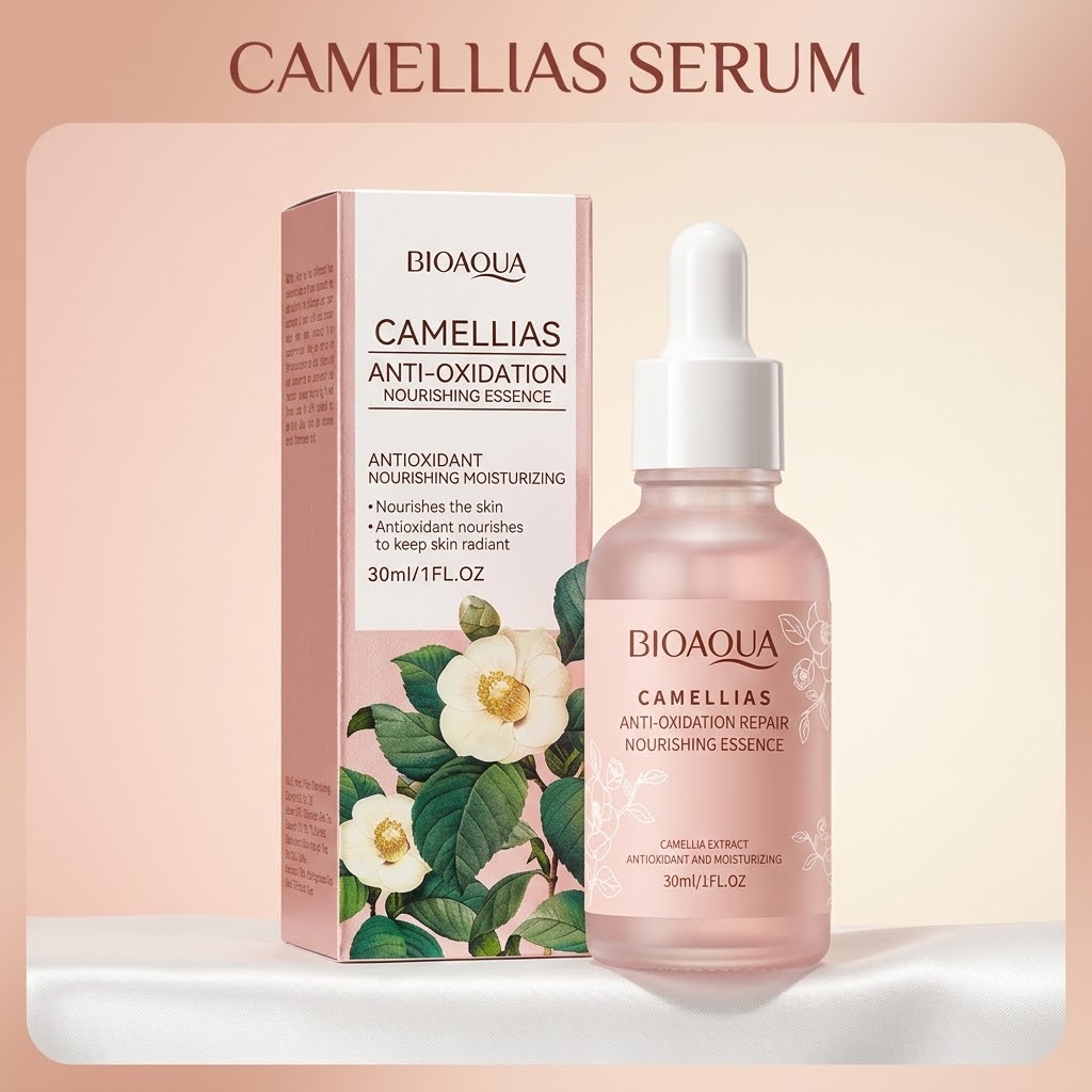 Sérum Facial BIOAQUA Camellias Anti-Oxidante Nutritivo 30ml