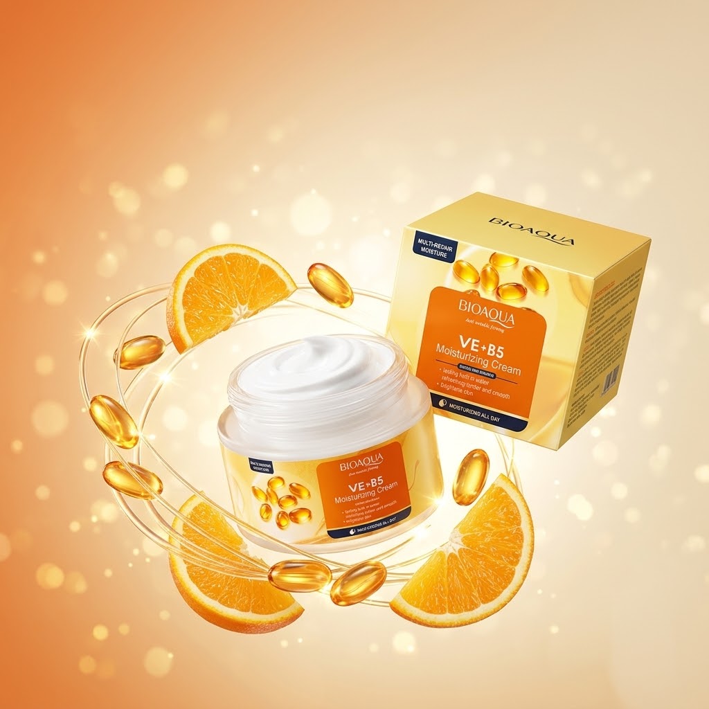 Crema Hidratante BIOAQUA VE+B5 – Vitamina E y B5