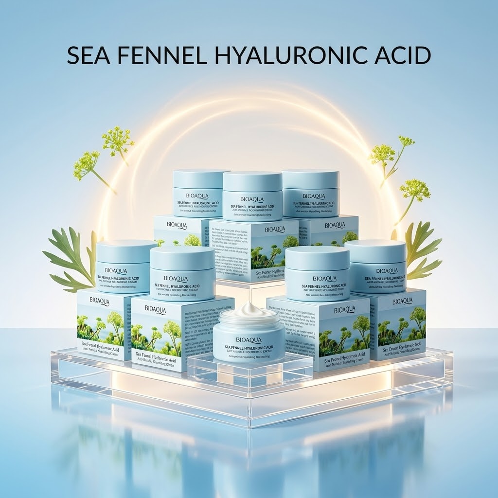 Crema Facial Nutritiva BIOAQUA Sea Fennel Ácido Hialurónico