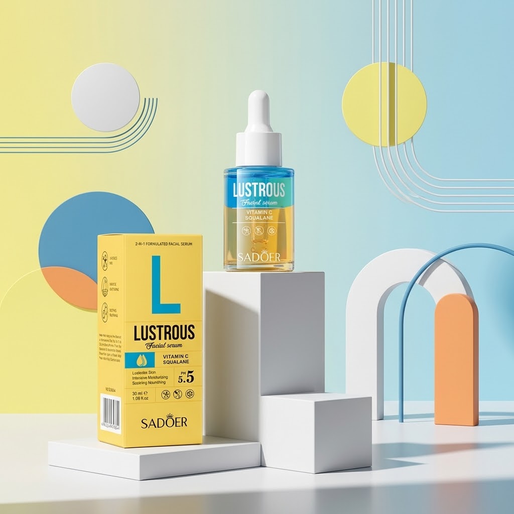 Sérum Facial SADOER Lustrous Vitamina C y Escualano 30ml