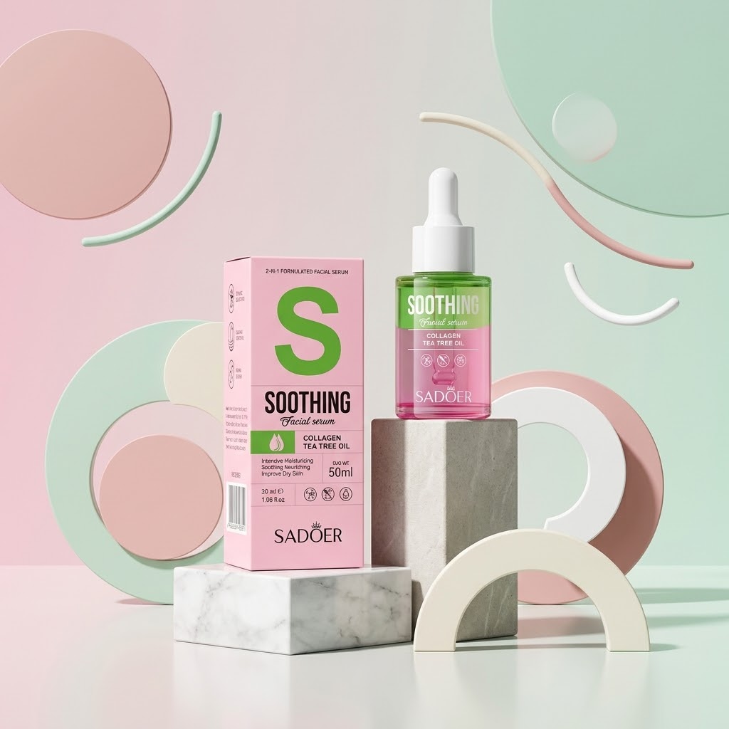 Sérum Facial SADOER Soothing Colágeno y Árbol de Té 30ml