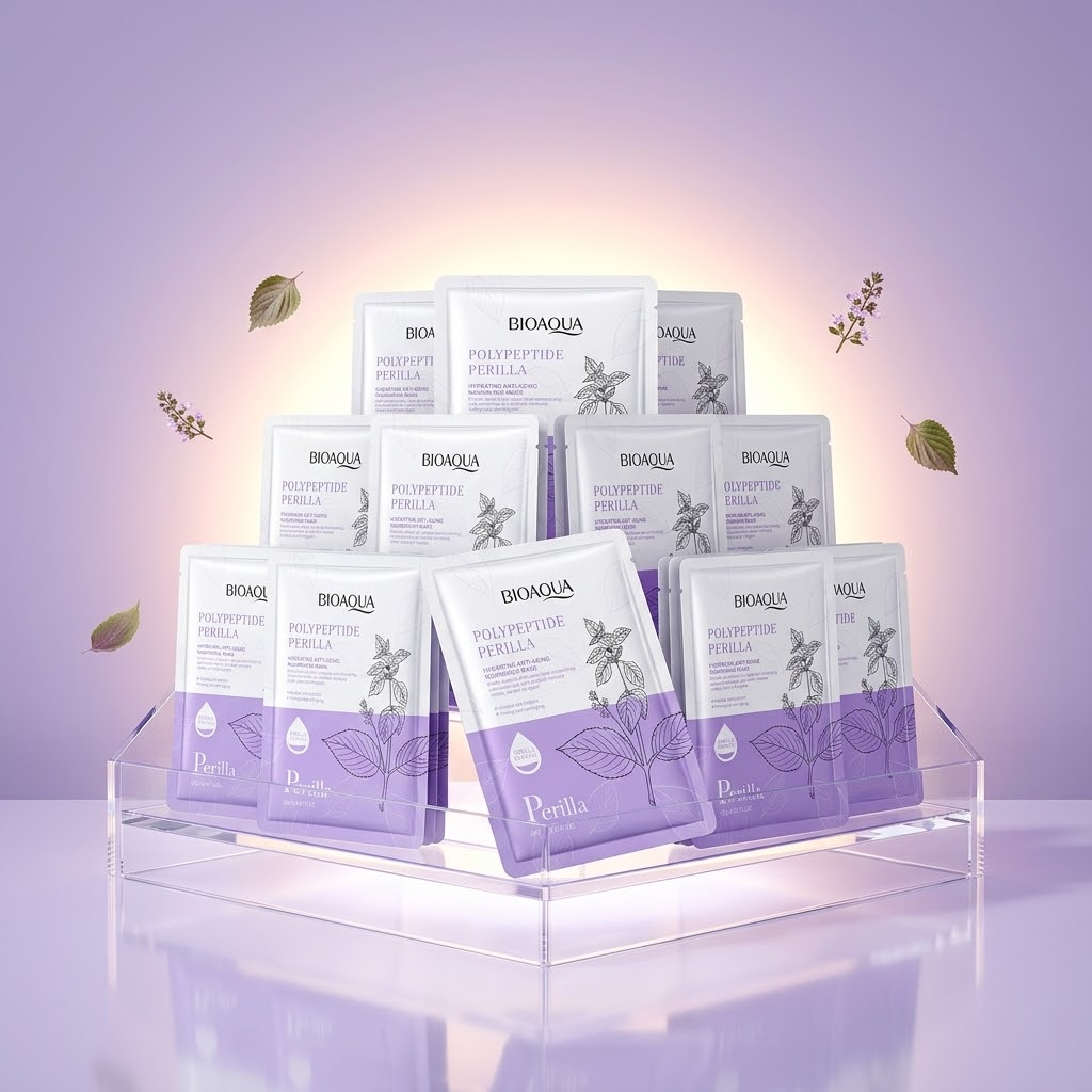 Mascarilla Facial BIOAQUA Perilla Polipéptido Hidratante