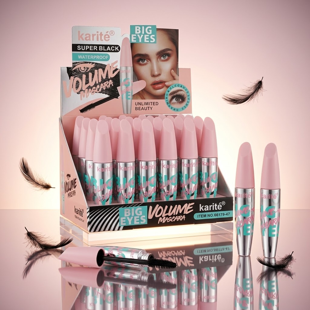 Máscara de Pestañas Karité Big Eyes Volume Waterproof