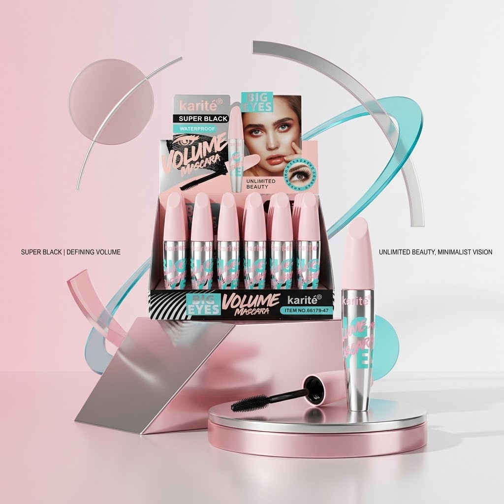Máscara de Pestañas Karité Big Eyes Volume Waterproof