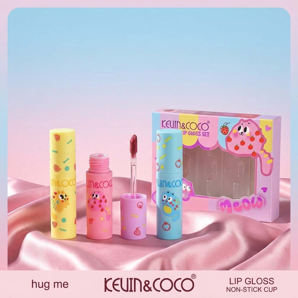 Set de 4 Lip Gloss Kevin&Coco