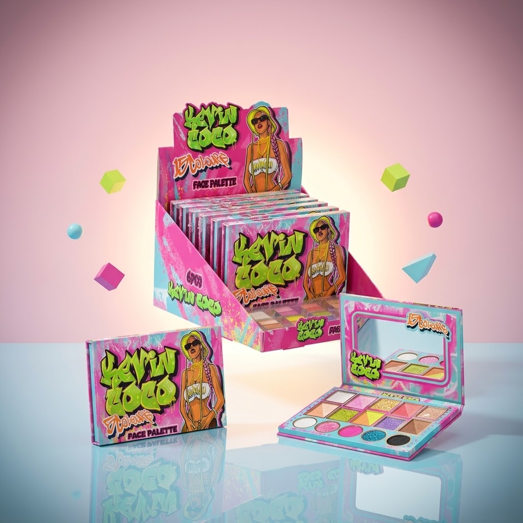 Paleta Facial Kevin & Coco 15 Colores REF:KC246243