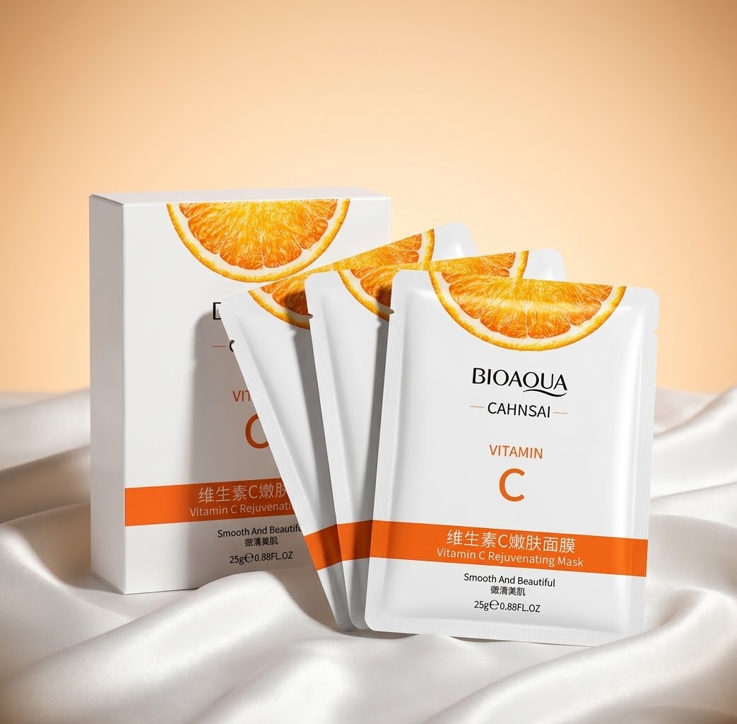 Mascarilla Facial BIOAQUA CAHNSAI Vitamina C 25g
