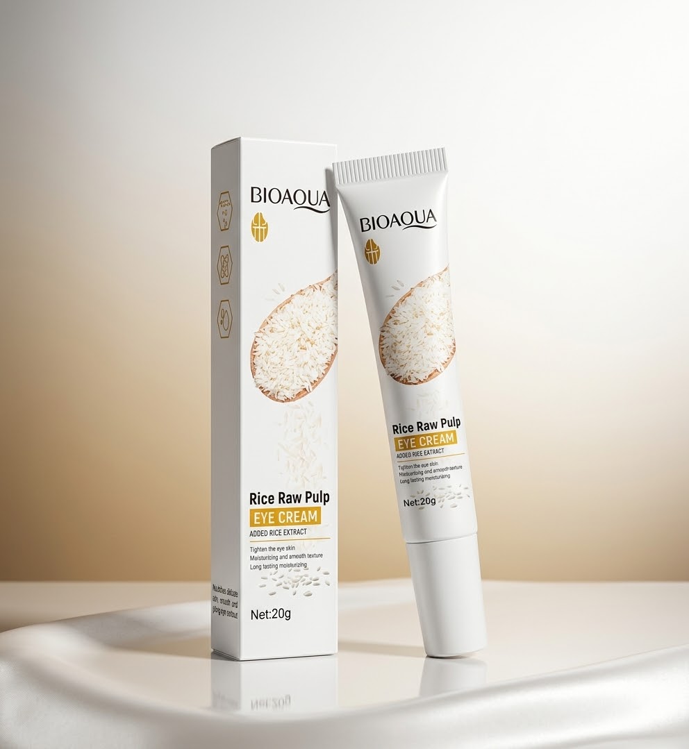 Crema Contorno de Ojos BIOAQUA Rice Raw Pulp Arroz 20g
