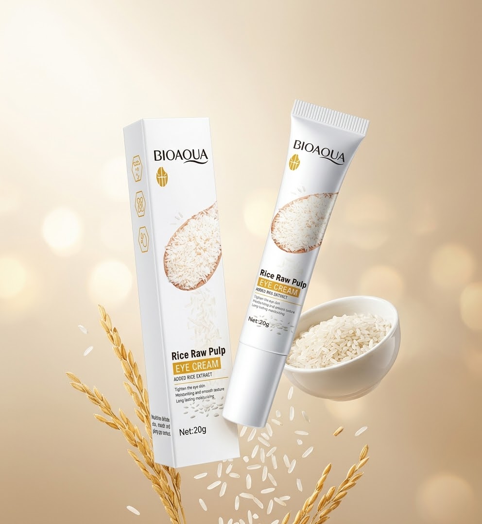 Crema Contorno de Ojos BIOAQUA Rice Raw Pulp Arroz 20g
