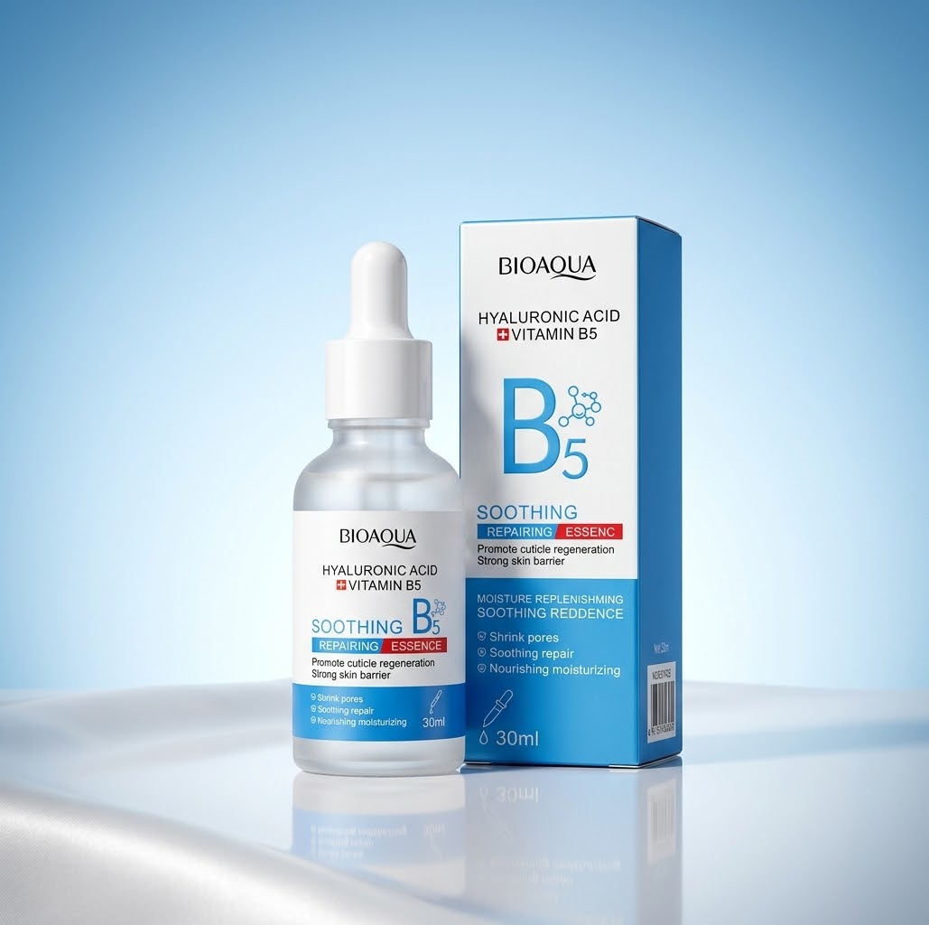 Esencia Calmante BIOAQUA Ácido Hialurónico + Vitamina B5 30ml