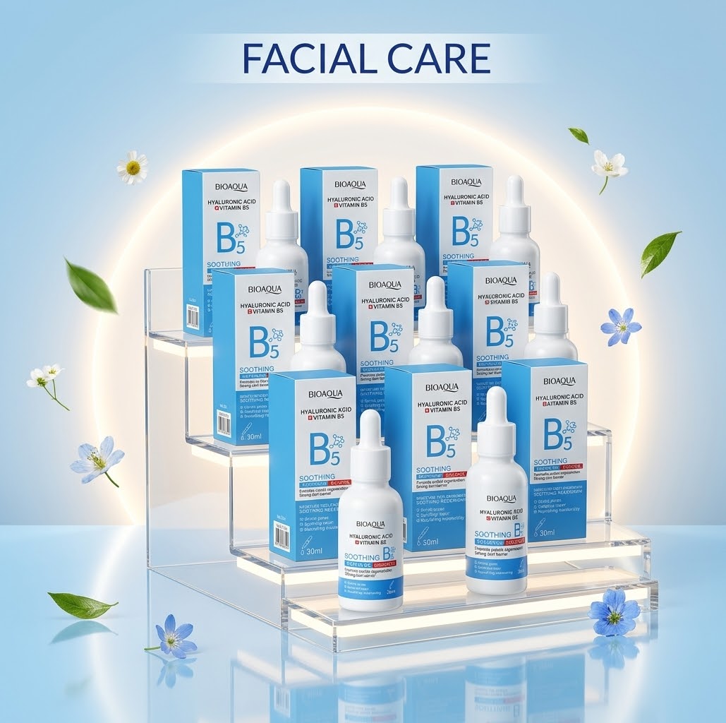 Esencia Calmante BIOAQUA Ácido Hialurónico + Vitamina B5 30ml