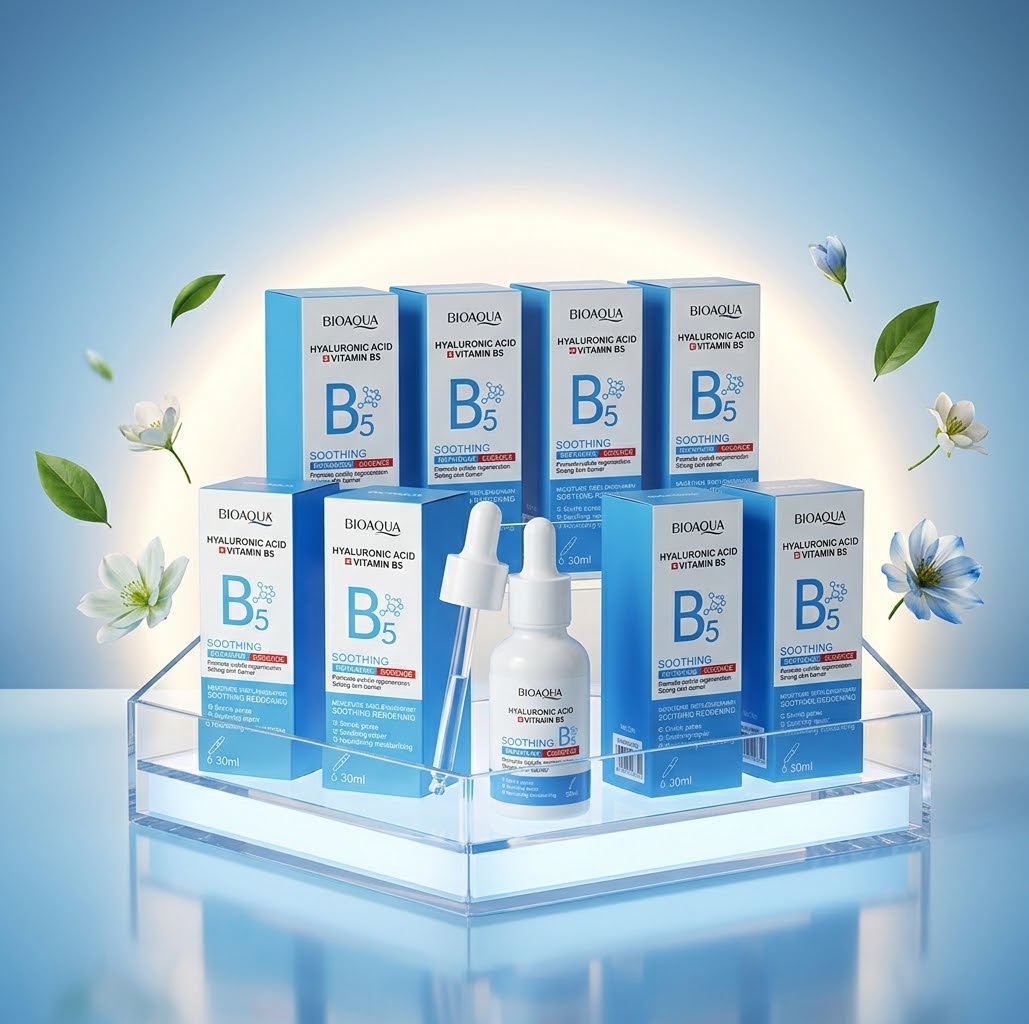 Esencia Calmante BIOAQUA Ácido Hialurónico + Vitamina B5 30ml