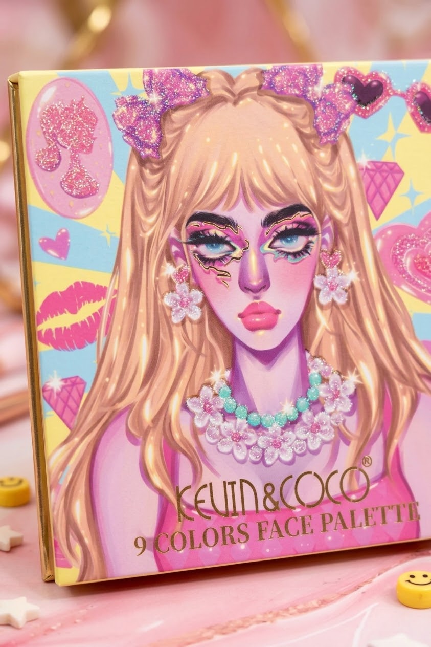 Paleta Facial Kevin & Coco 9 Colores REF:KC233679