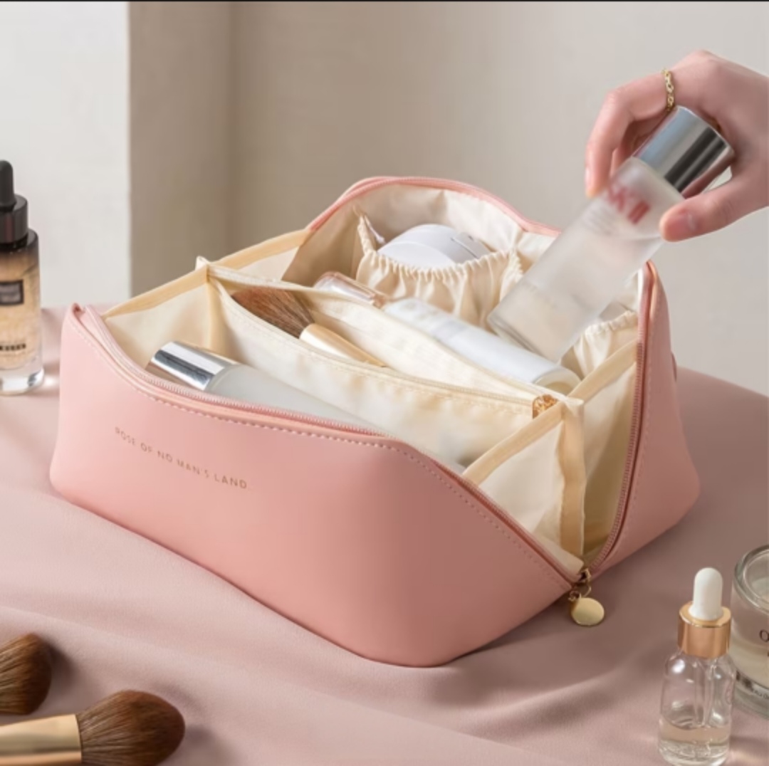 Cosmetiquera Grande Rígida Blanca