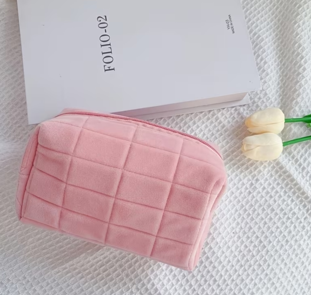 Cosmetiquera Matelasse Rosa