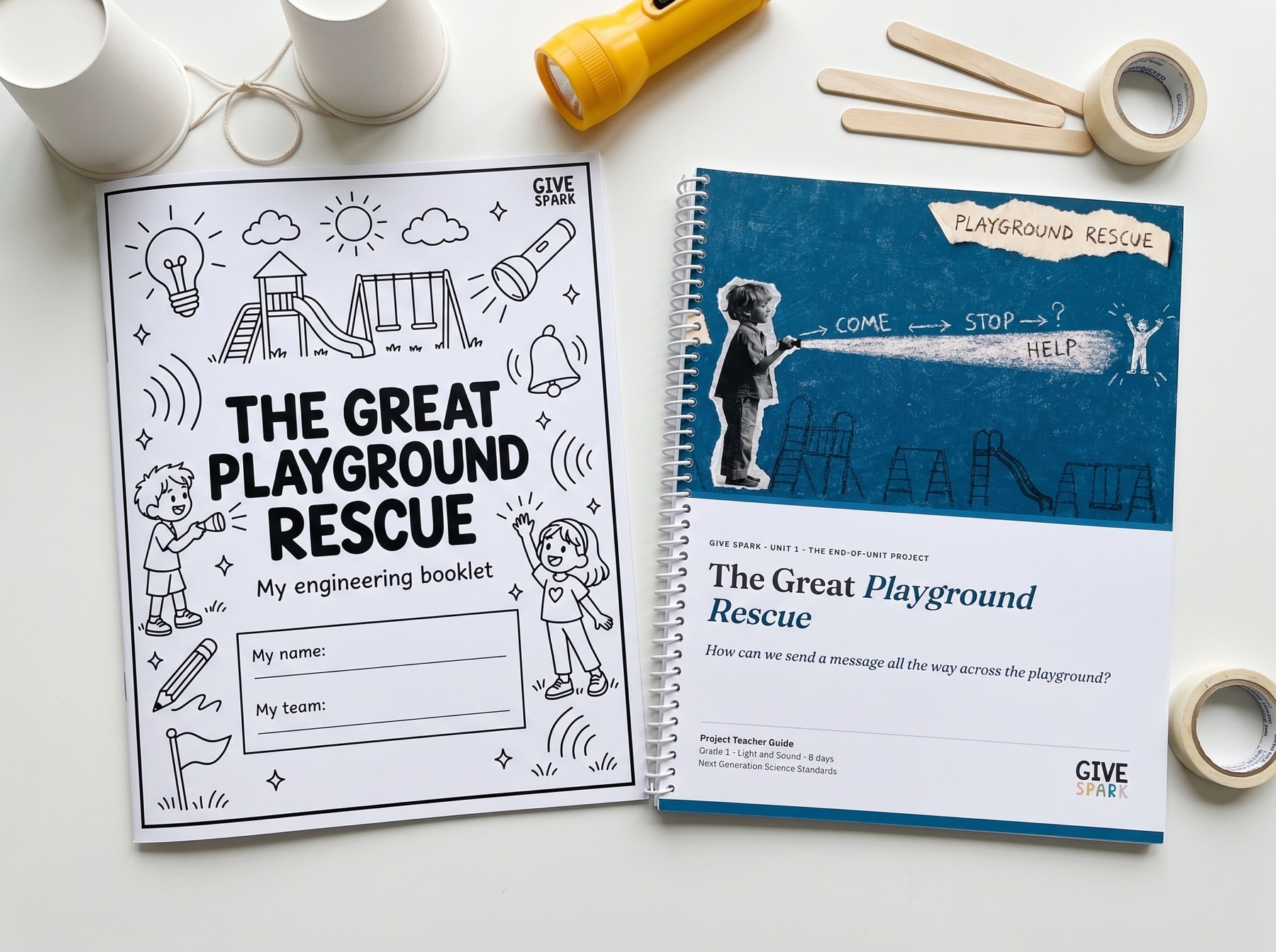 The Great Playground Rescue project booklet and teacher guide