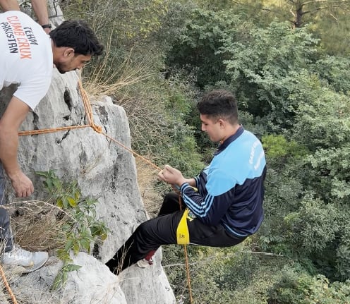Intense Climbing