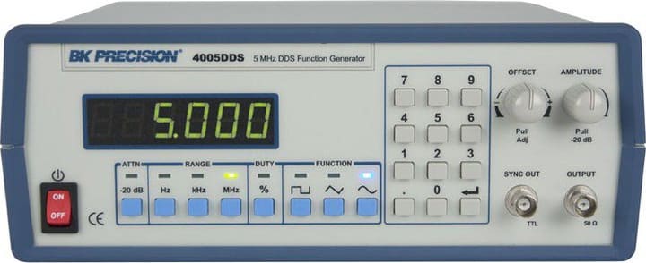 BK Precision 4005DDS - 5 MHz DDS Function Generator