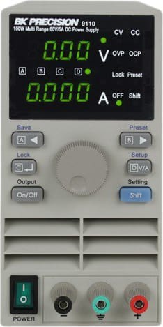 BK Precision 9110 - 100W Multi Range DC Power Supply