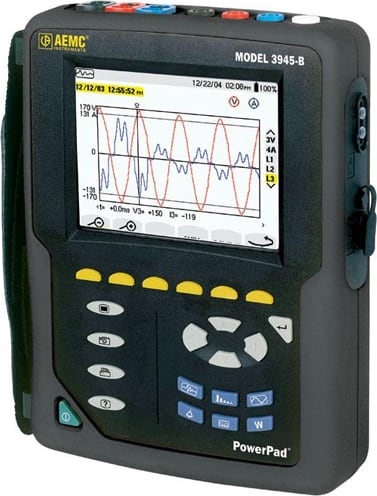 AEMC PowerPad Three Phase Power Quality Analyzer