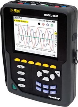 AEMC PowerPad Three-Phase Power Quality Analyzer