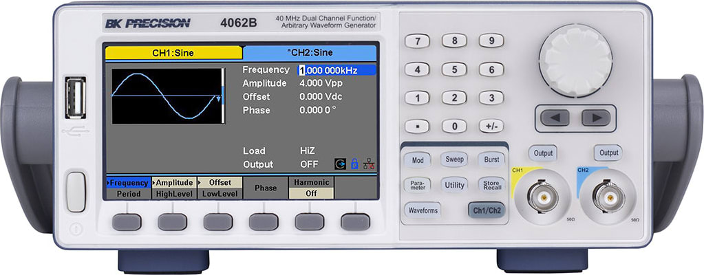 BK Precision 4062B - 40 MHz Dual Channel Function/Arbitrary Waveform Generator