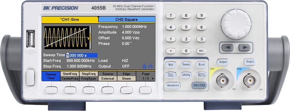 BK Precision 4053B - 10 MHz Dual Channel Function / Arbitrary Waveform Generator