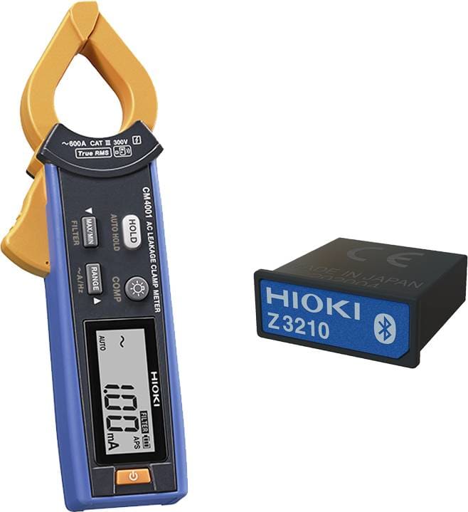 Hioki CM4001-90 - Leakage Clamp Meter (600 A AC) with Wireless Adapter 
