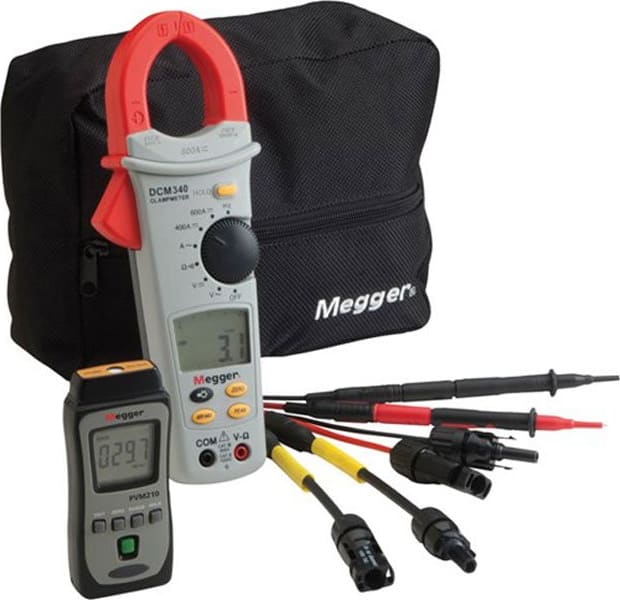 Megger PVK330 - Photovoltaic Kit with D.C Clamp Multimeter
