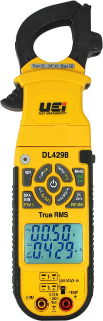 UEi DL429B - True RMS Digital Clamp-On Meter