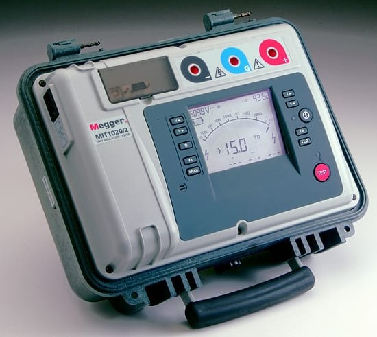 Megger MIT1020 - 10 kV Insulation Resistance Tester with Data Storage