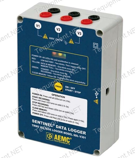 AEMC Sentinel Voltage Logger Model SDL V301