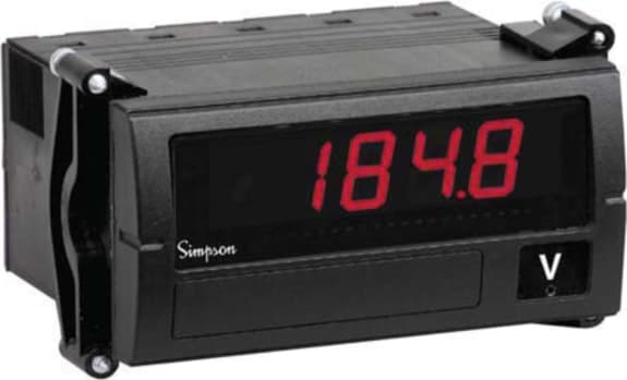 200Mvdc Panel Meter 3-1/2 LCD 5Vdc Pwr 200Mvdc Panel Meter 3-1/2 LCD 5Vdc Pwr
