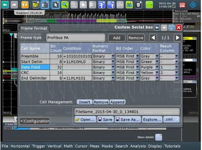 Up to 50 Different Frame Formats