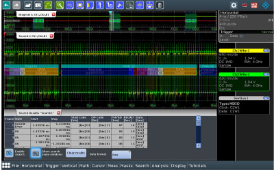 Search and navigate in recorded acquisitions