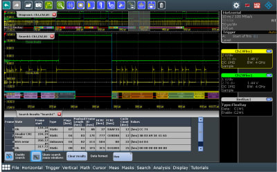 Search and navigate in recorded acquisitions