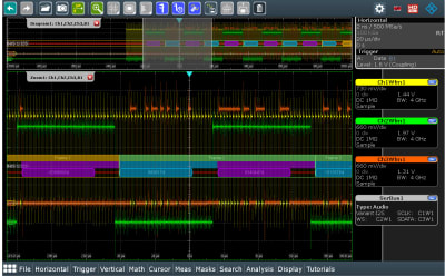 Supports I²S standard, left justified, right justified and TDM signals
