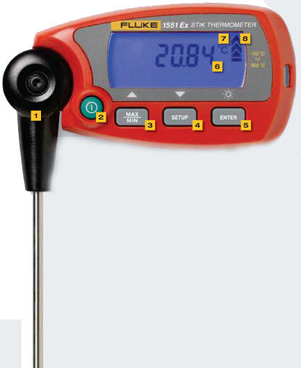 Fluke 1552A-12 Thermometer