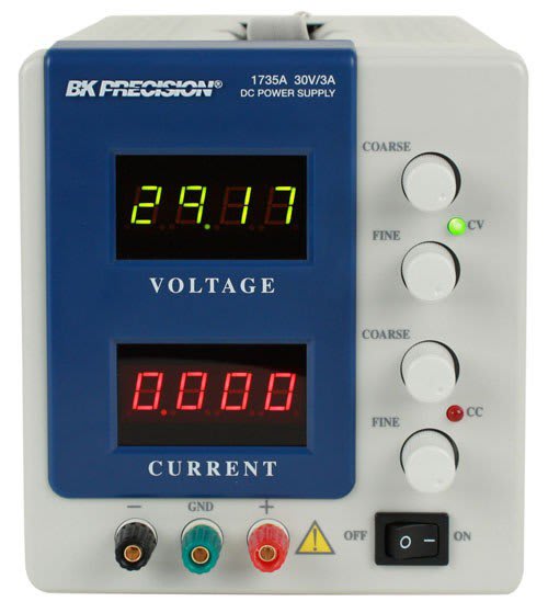 BK Precision 1735A - 4 Digit Display DC Power Supply, 0-30V, 0-3A
