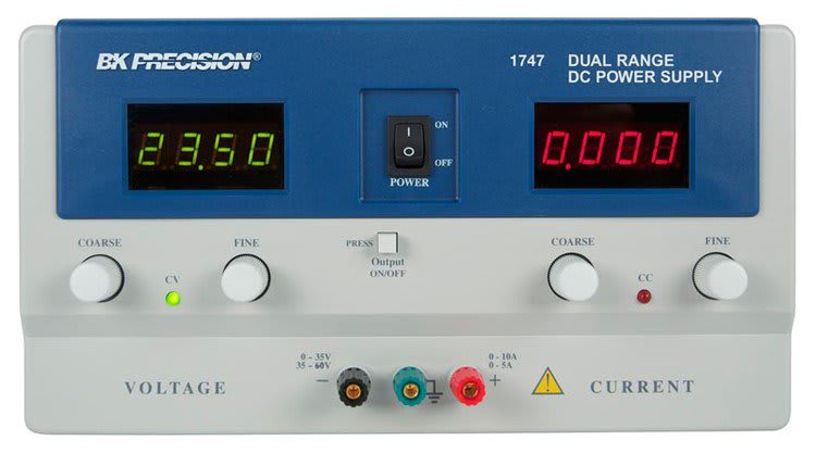 BK Precision 1747 - Dual Range DC Power Supply