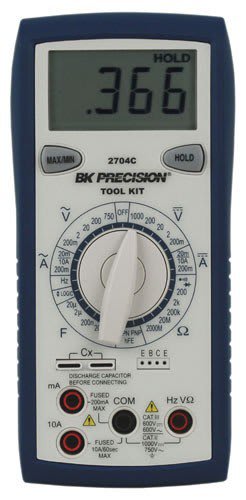 BK Precision 2704C - Manual Ranging Tool Kit DMM with Transistor Test