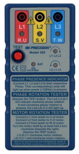 BK Precision - 302 Phase and Motor Rotation Meter