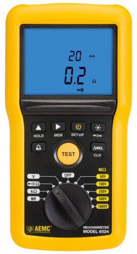 AEMC Megohmmeter Model 6524